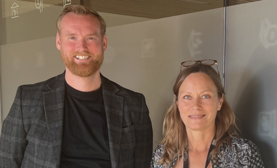 Mathies Laursen og  Betina Mærsk